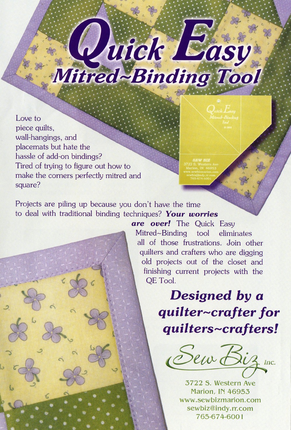 Punch with Judy > Quick Easy Mitred-Binding Tool - Punch with Judy