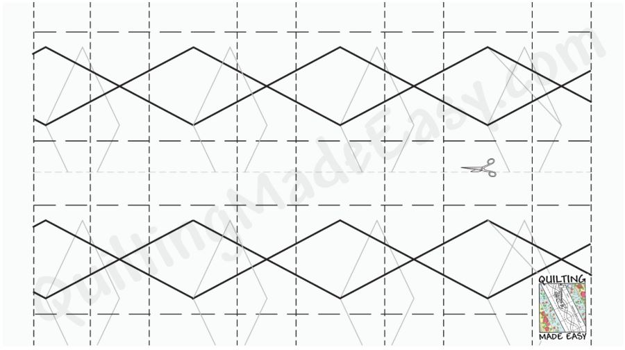 Quilting on a Roll – Diamond D1.25 - Quilting Made Easy™