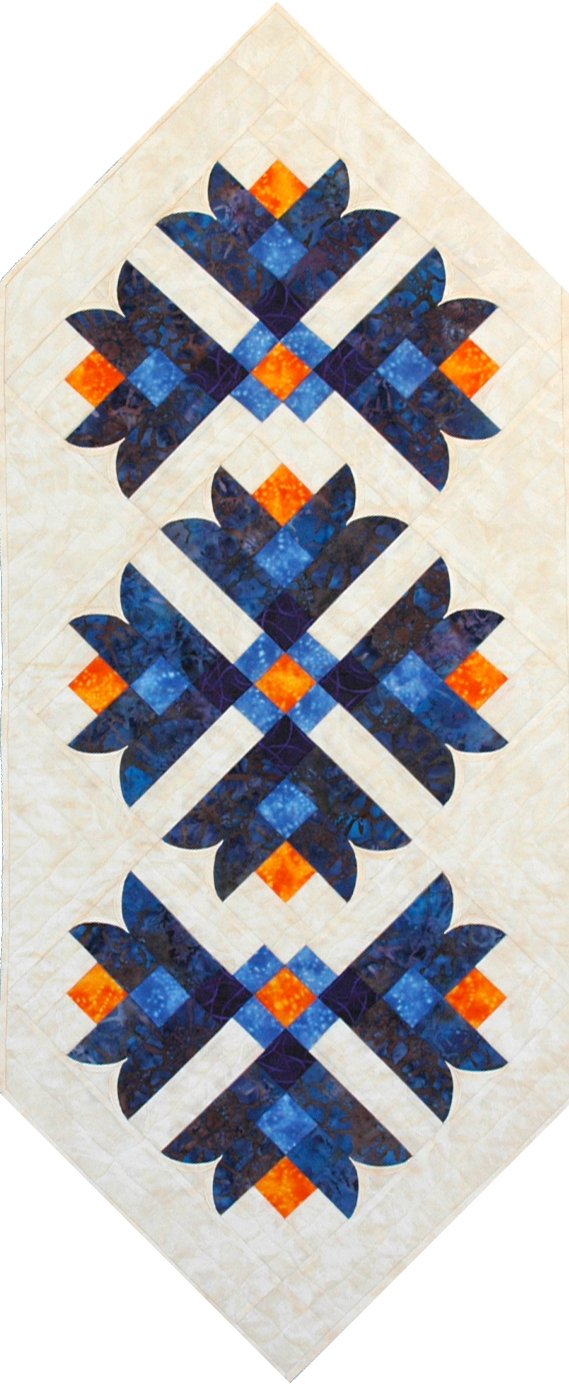 Bell Flower Table Runner by Southwind Designs