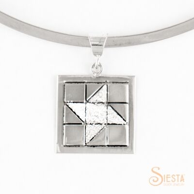 Sterling Silver Medium Friendship Star Pendant