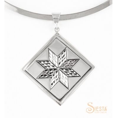 Sterling Silver Medium Le Moyne Pendant