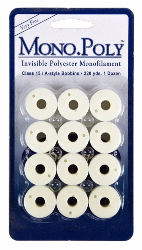 MonoPoly Prewound Bobbins 1 Dozen Pack
