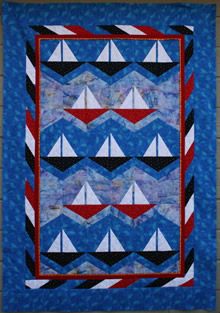 For Sail - X-Blocks Quilt Pattern