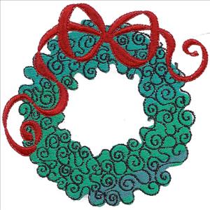 Swirly Christmas by Julie Hall