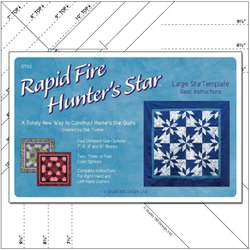 Rapid Fire Hunter’s Star Ruler Large by Deb Tucker