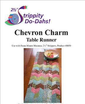 Strippity Do-Dahs! Chevron Charm Table Runner