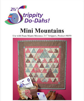 Strippity Do-Dahs! Mini Mountains Quilt