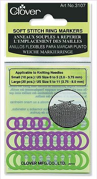 Soft Stitch Ring Markers by Clover