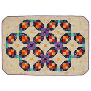 Spanish Tiles Small Quilt / Table Runner by Southwind Designs