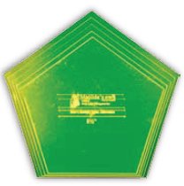 Springfield Fibre Optic Pentagon Template Set - Extra Large