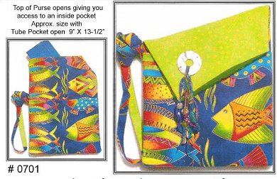 Tube Pocket Purse by Ginnie Kelly
