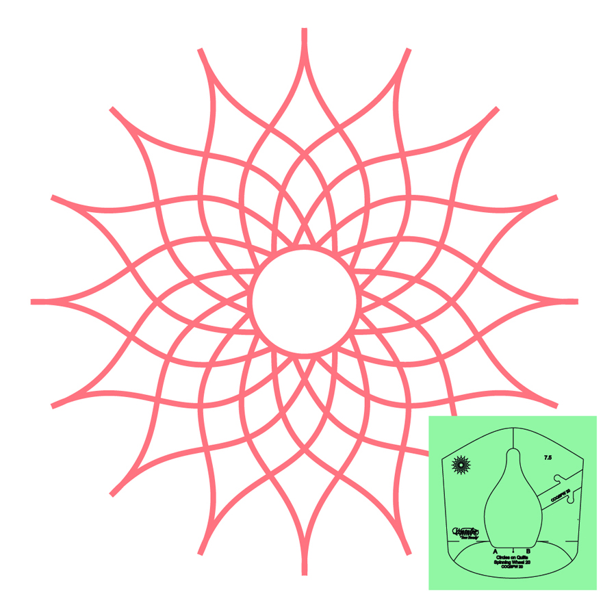 Westalee - Spinning Wheels Template - COQSPW20