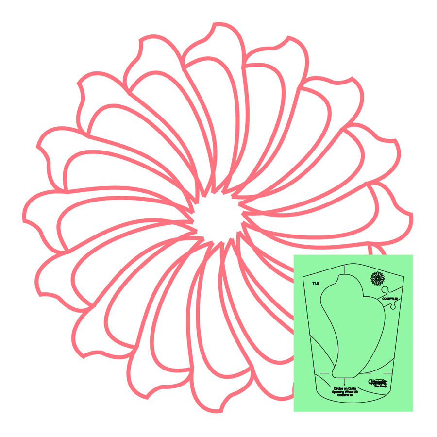 Westalee - Spinning Wheels Template - COQSPW29