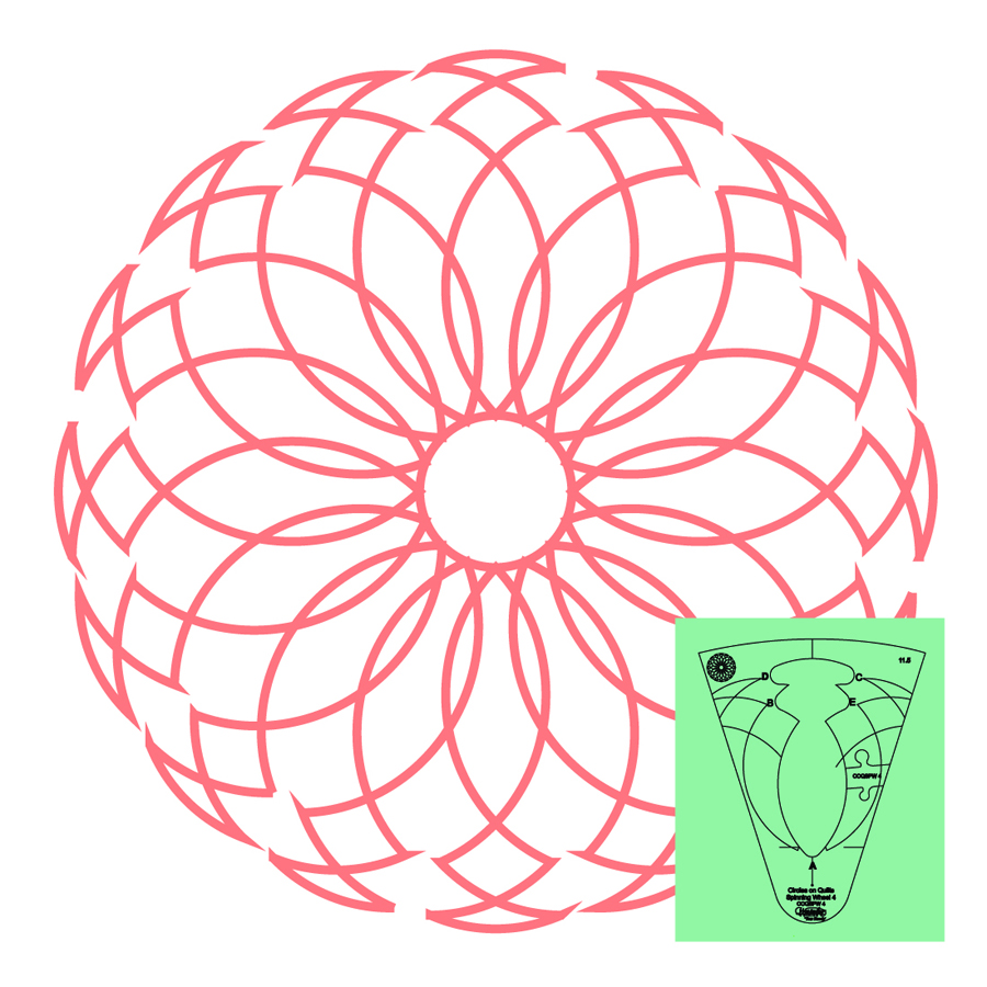 Westalee - Spinning Wheels Template - COQSPW4