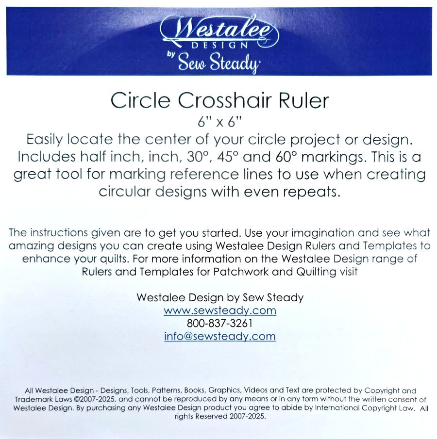 Westalee Ruler Workkit Westalee Design Designing With Crosshair Rulers Book Pdf Westalee ...