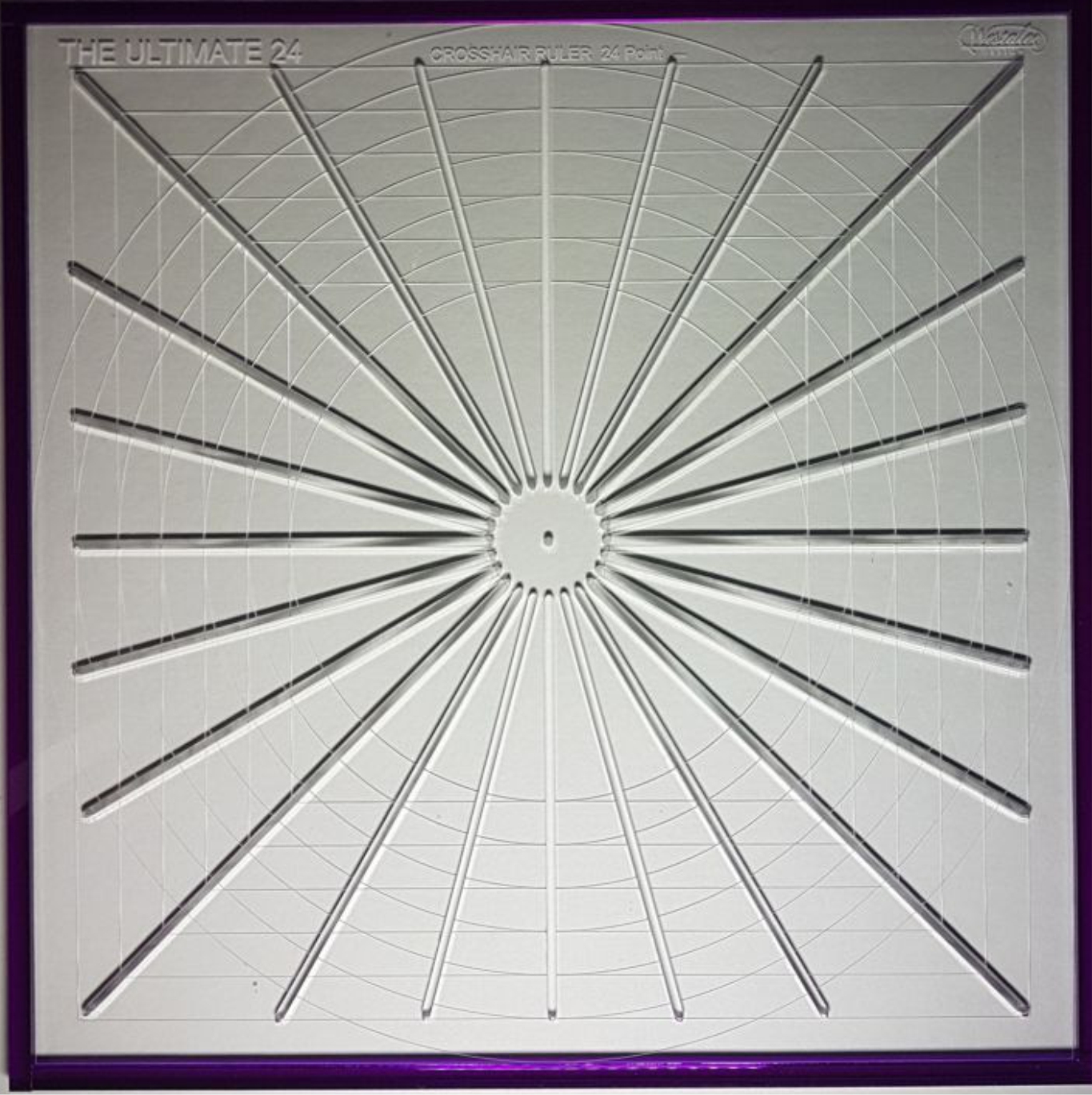Ultimate Crosshair Ruler 24 Point by Westalee Design