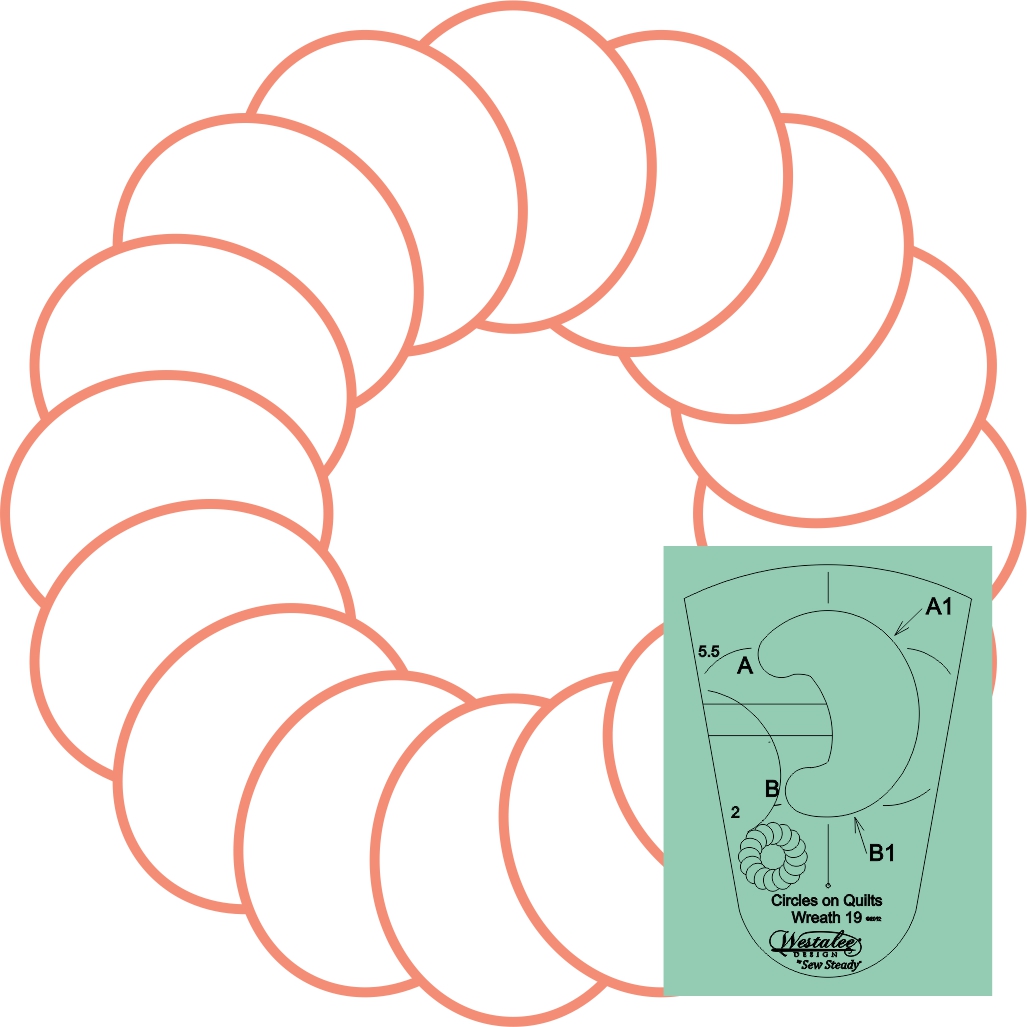 Wreaths Template #19 - Westalee - COQW19
