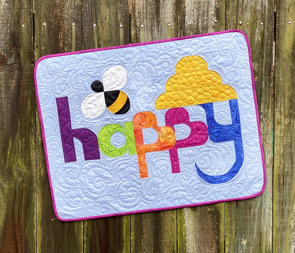 Quilt-Moji: HAPPY by Southwind Designs