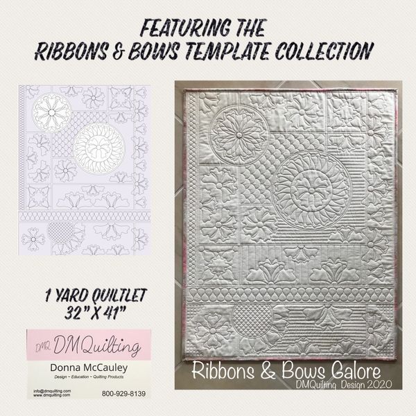 Ribbons & Bows Galore Quilt Pattern - DM Quilting