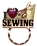 I Love Sewing Spec Pin