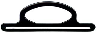 LU28 Black Lucite Bag Handles
