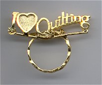I Love Quilting Spec Pin