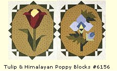 Tulip & Himalayan Poppy Blocks 6156