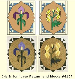 Iris & Sunflower Blocks 6157