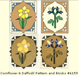 Cornflower & Daffodil Blocks 6159