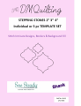 DM Quilting – Stepping Stones Template