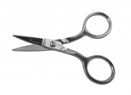 Large Ring Fine Point Scissors – Left Hand 4” - Famore Cutlery 709L