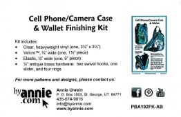 Cell Phone / Camera Case & Wallet Pattern Finishing Kit - By Annie