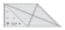 45° Diamond Dimensions Ruler - Creative Grids