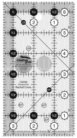 Creative Grids Ruler 3 ½” x 6 ½”