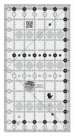 Left Handed Quilt Ruler 6 1/2" x 12 1/2"  - Creative Grids