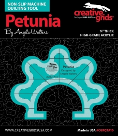 Petunia Machine Quilting Tool by Angela Walters - Creative Grids