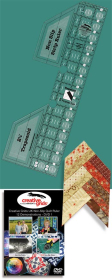 45° Trapezoid Single Strip Ruler - Creative Grids