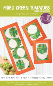 Fried Green Tomatoes Table Runner & Placemats Pattern - Cut Loose Press