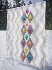 Woven Jewelbox Quilt designed by Krista Moser - Cut Loose Press