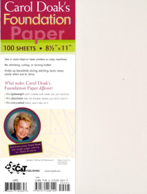 Carol Doak's Foundation Paper