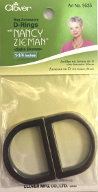 D-Rings 1 1/4" Satin Bronze - Nancy Zieman - Clover