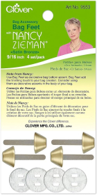 Bag Feet 9/16" (15mm) Satin Bronze - Nancy Zieman - Clover