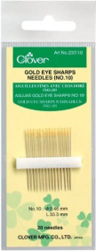 Gold Eye Sharps Needles by Clover