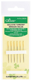 Gold Eye Tapestry Needles #24 by Clover