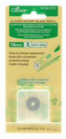 Replacement Blades 18mm by Clover 5 piece pack