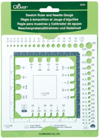 Swatch Ruler and Needle Gauge by Clover
