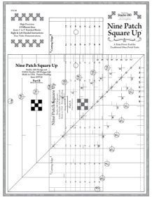 Nine Patch Square Up Ruler (2 piece) by Deb Tucker