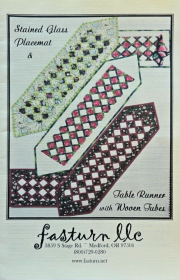 Fasturn Stained Glass Placemat & Table Runner Pattern