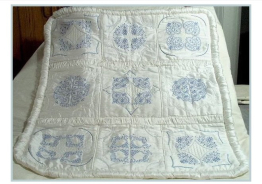 Hatched in Africa - Delicate Heirloom Set 2 4" x 4" Hoop by Santi