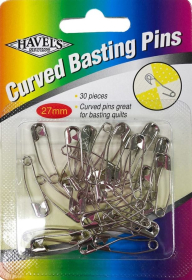 Curved Basting Pins by Havel's